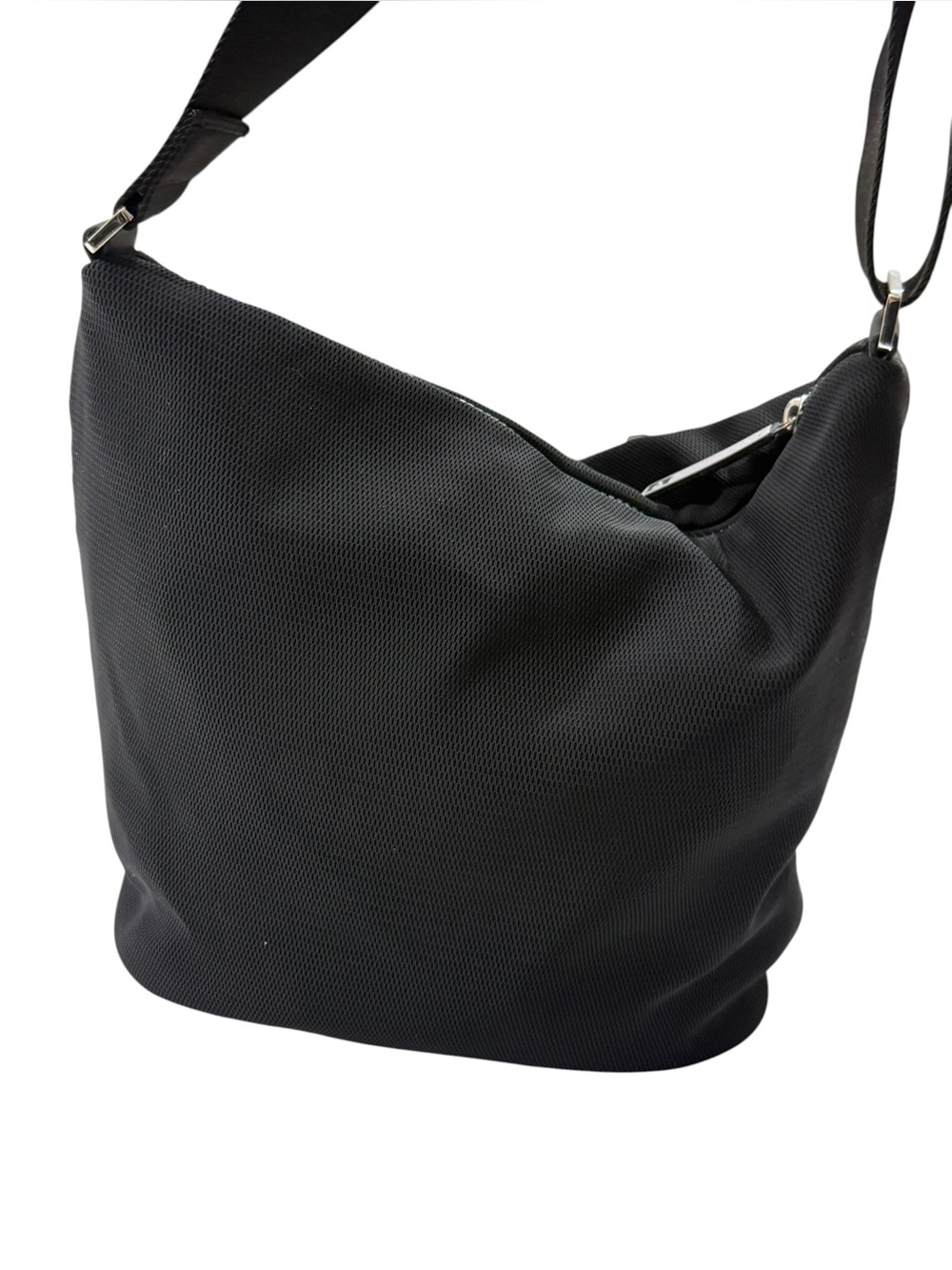 Mandarina Duck Black Nylon Crossbody Tote Travel Bag Adventure - Picture 2 of 16